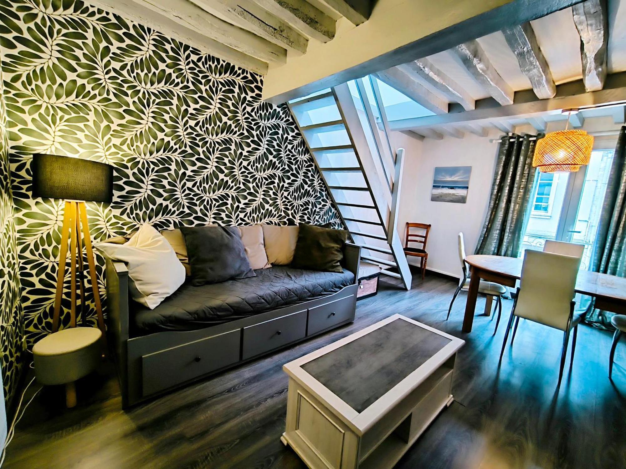 Le Kaleho, grand Duplex Cosy au coeur de Dieppe Extérieur photo